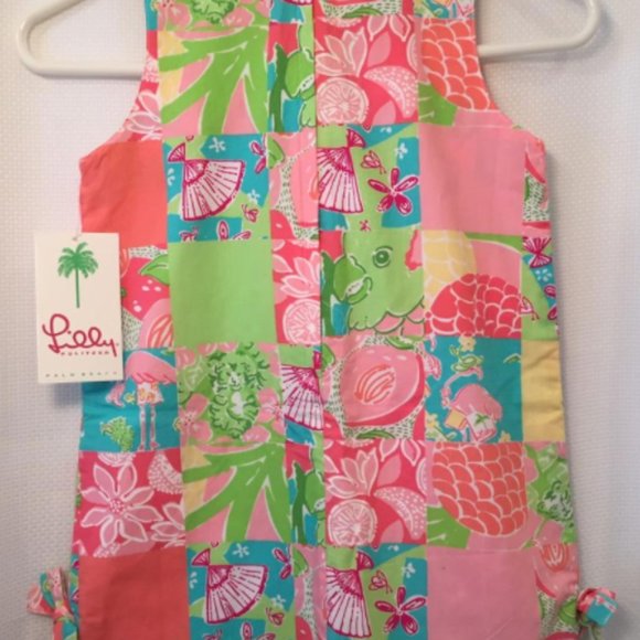 NWT Lilly Pulitzer Girl 6 Multi Patch shift dress--Retail of $62 - Picture 4 of 10